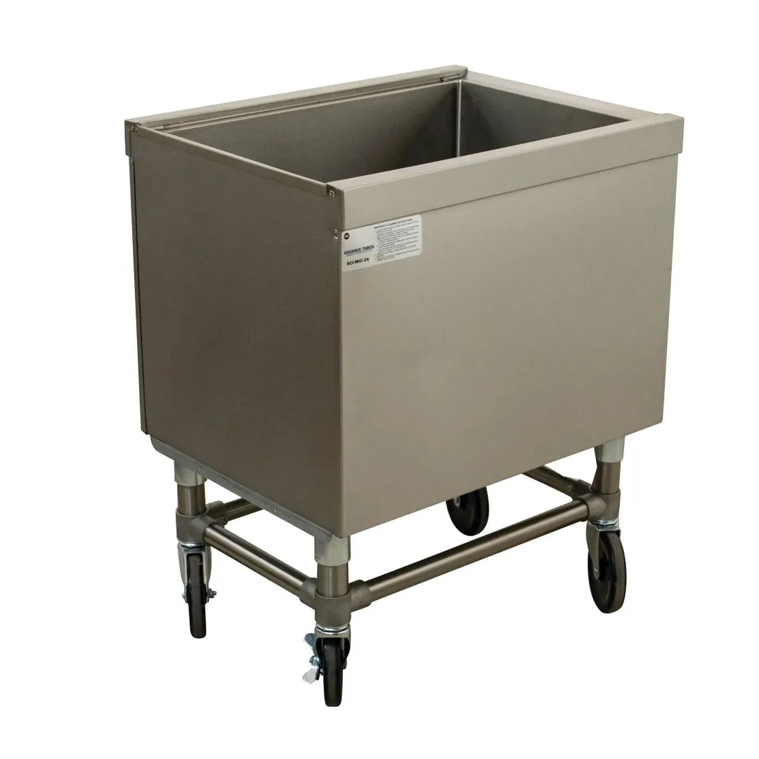 Advance Tabco SCI-MIC-36 Stainless Steel Portable Ice Bin, 155 lb, Silver