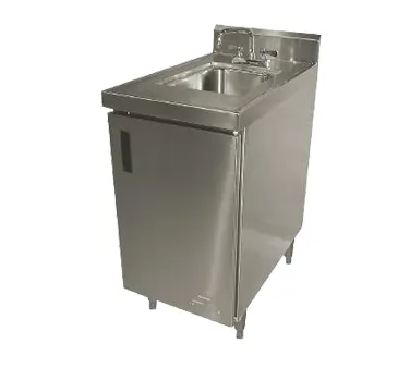 Advance Tabco SHK-180 18" Freestanding Hand Sink with Faucet - 18 gauge