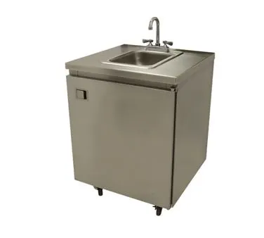 Advance Tabco SHK-MSC-26CH Mobile Hand Sink, Hot & Cold Water, Self-Contained