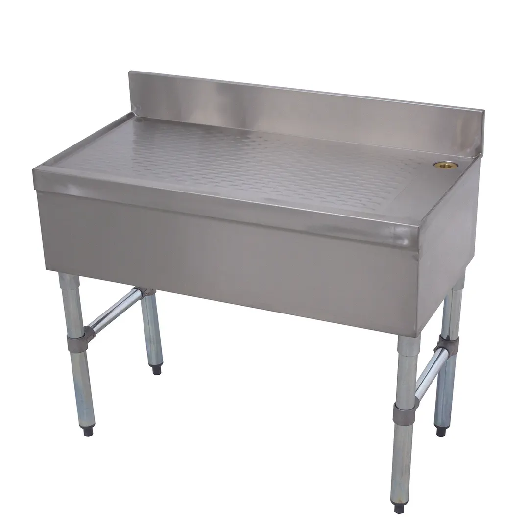 Advance Tabco SLD-18-X Special Value Bar Type Drainboard, Free-Standing