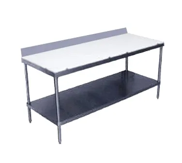 Advance Tabco SPS-248 Poly-Top Work Table, 96"W X 24"D