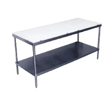 Advance Tabco SPT-2410 Poly-Top Work Table, 120"W X 24"D