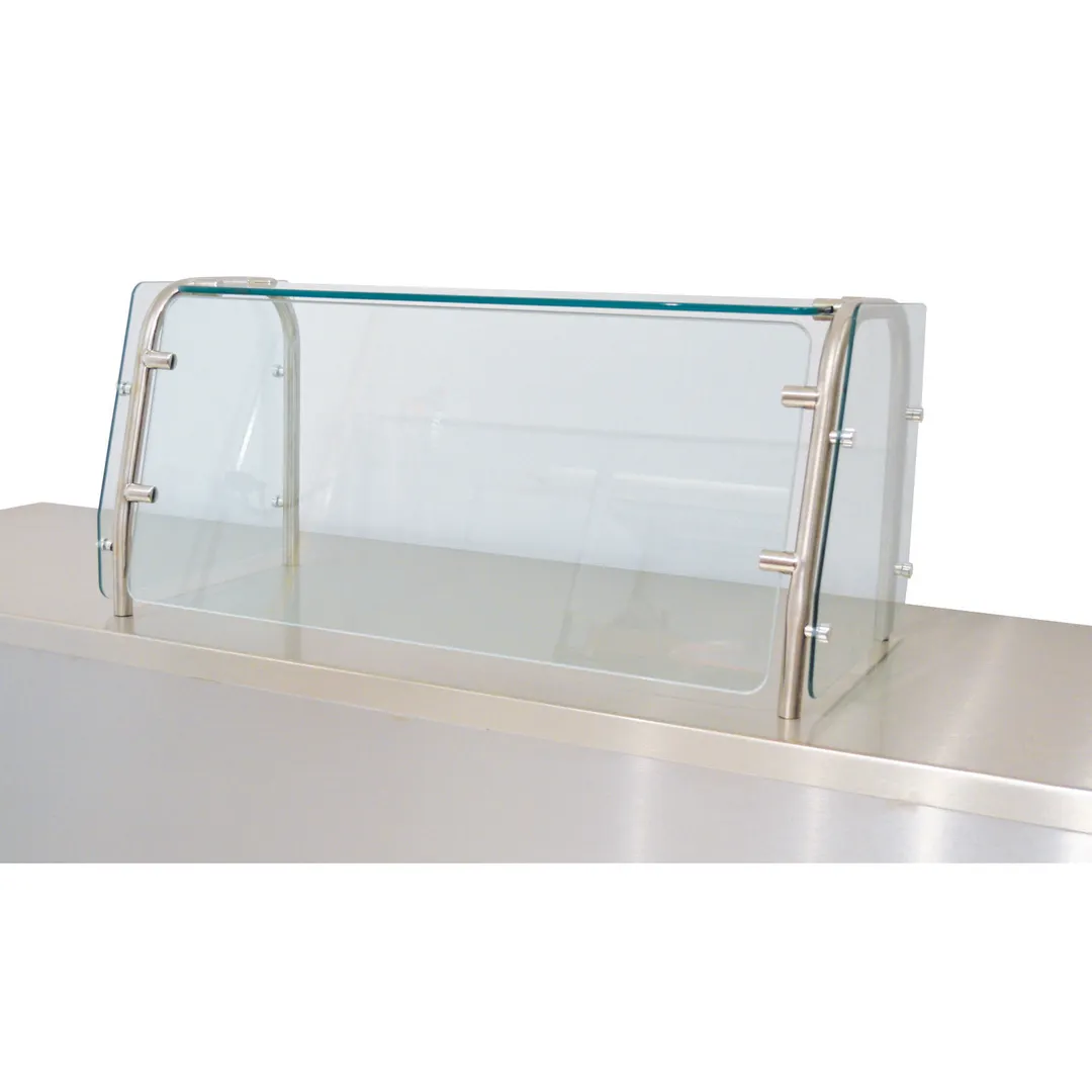 Advance Tabco STFC-12-60 Food Shield, Cafeteria Style with Fixed Front Glass