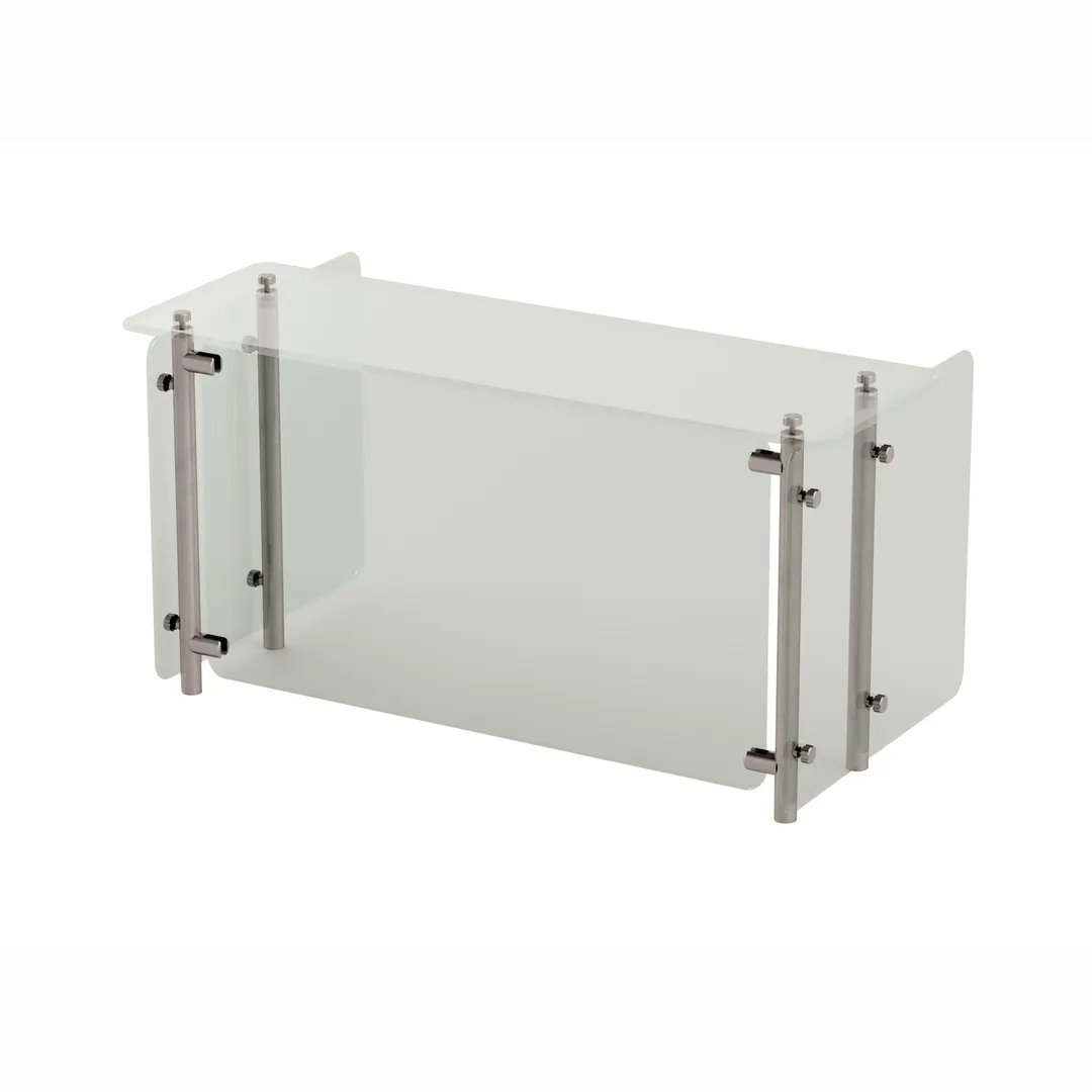 Advance Tabco STFC-18-120 Food Shield, Cafeteria Style with Fixed Front Glass