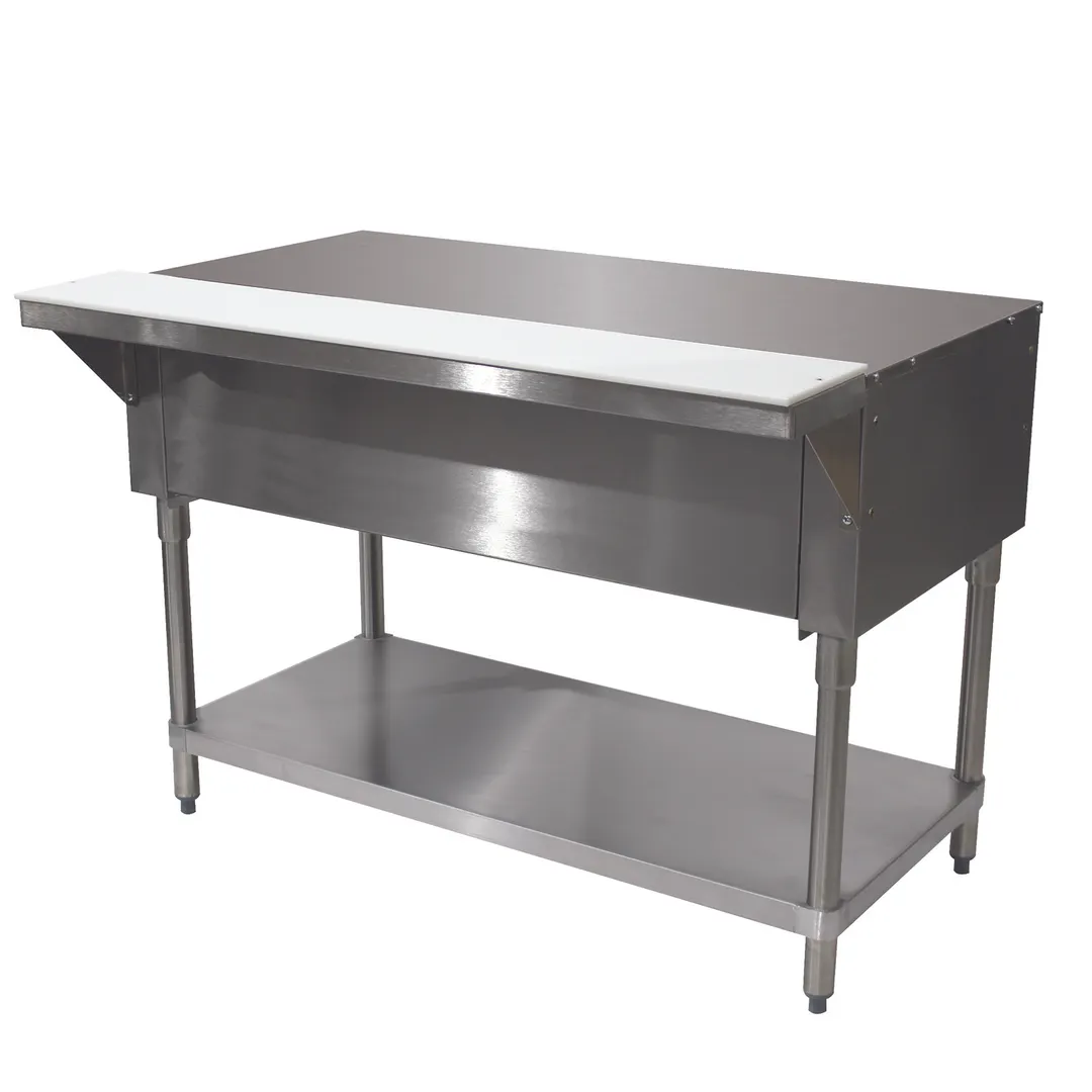 Advance Tabco STU-5 77" Solid Top Table with Undershelf