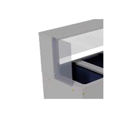 Advance Tabco TSP-2 End Panels For Tss Series Serving Shelf, Acrylic