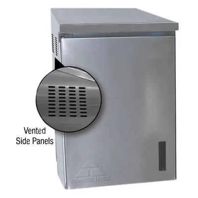 Advance Tabco WCH-15-24-300 24" 300 Stainless Steel Wall Mounted Cabinet w/ Hinged Doors