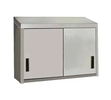 Advance Tabco WCS-15-48 430 Stainless Steel Enclosed Wall Mounted Cabinet - 48" x 15"
