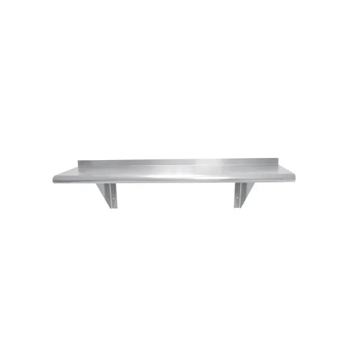 Advance Tabco WS-15-108-16-X 16 Gauge Satin Stainless Steel Wall Mounted Shelf - 108" x 15"