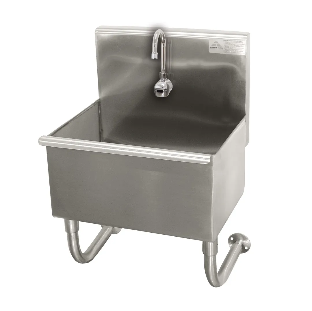 Advance Tabco WSS-14-21EF 18" Wall Mounted Hand Sink with e-Faucet - 16 gauge
