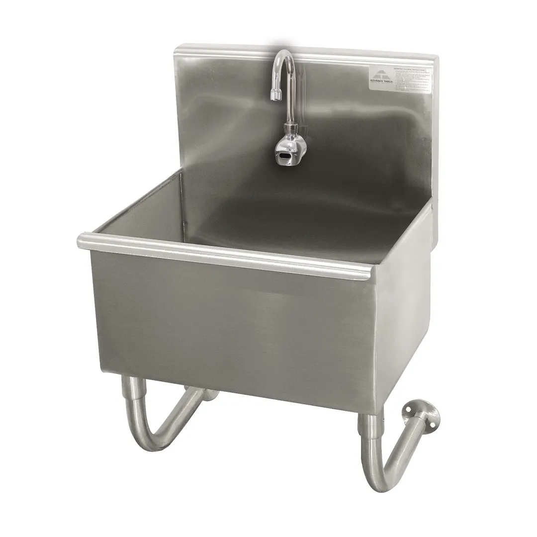 Advance Tabco WSS-16-25EF 22" Wall Mounted Hand Sink with e-Faucet - 16 gauge