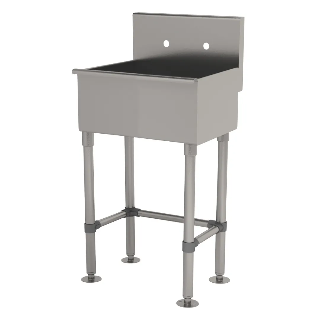 Advance Tabco WSS-16-31-FM 31" Freestanding Hand Sink without Faucet - 16 gauge
