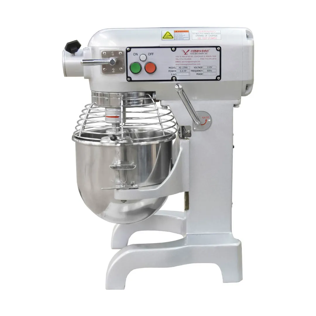 American Eagle AE-10NA Countertop 10 qt Planetary Mixer, #12 HUB, 3-Speed, 2/3 hp