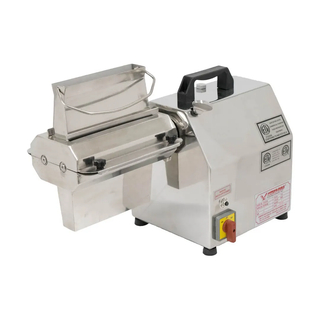 American Eagle AE-JS12 - 1 HP Electric Jerky Slicer, 1/4" Strips, Stainless Steel, 170 RPM, #12 Hub, 115V 60Hz, Feet