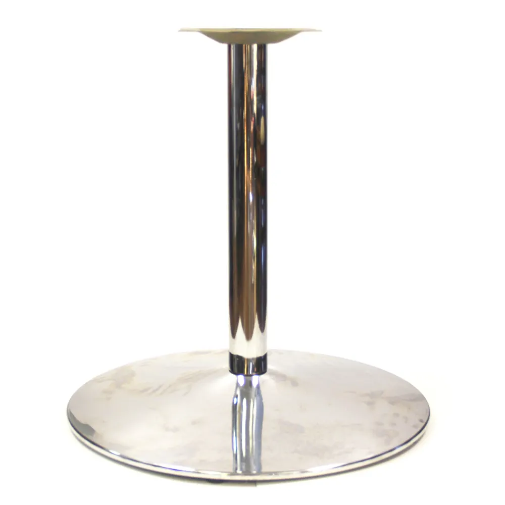 AAA Furniture Wholesale CTB30BH Bar Height Chrome Finish Steel Table Base, 30" dia. base, 3" dia. column