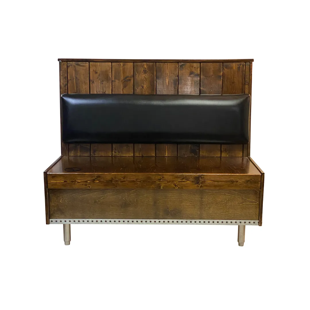 AAA Furniture Wholesale FB36D GR5 Booth, Wood Back, Grade 5 Uph