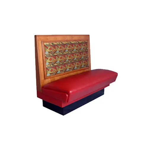AAA Furniture Wholesale PC48D-DUCE GR5 Duce Booth, Upholstered Seat, Grade 5 Uph
