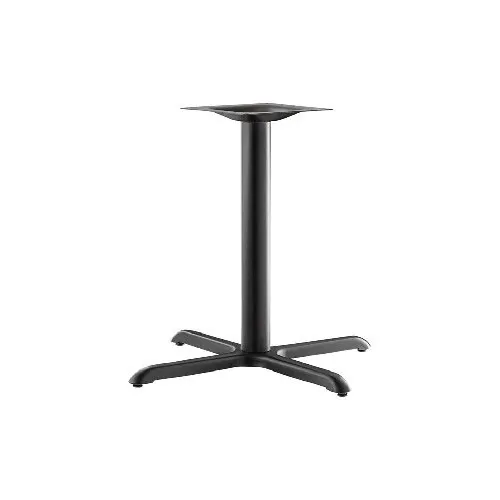 AAA Furniture Wholesale TB3333 Cast Iron Restaurant Table Base, 33x33, Dining Height, Black Wrinkle Finish