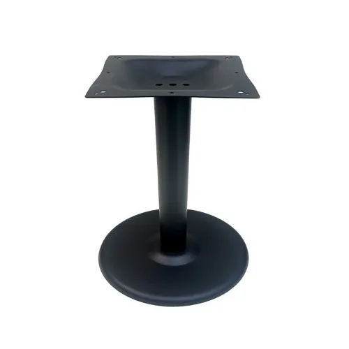 AAA Furniture Wholesale TRB18BH 18" Bar Height Table Base, Black Matte Finish, 3" Column, Cast Iron