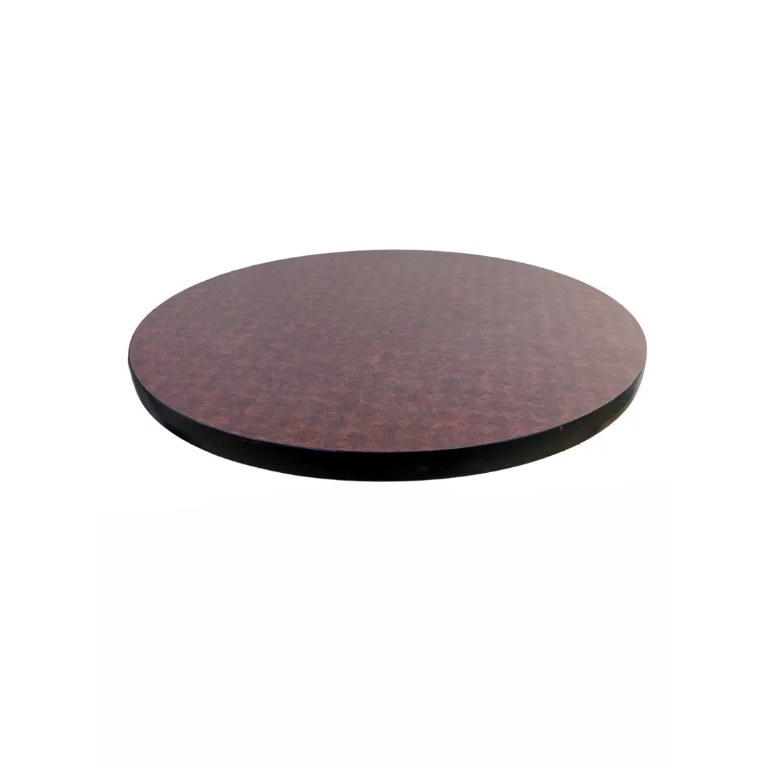 AAA Furniture Wholesale TT2460-BLK 24" x 60" Rectangular Laminate Table Top, Black Rubber T-Mold Edge
