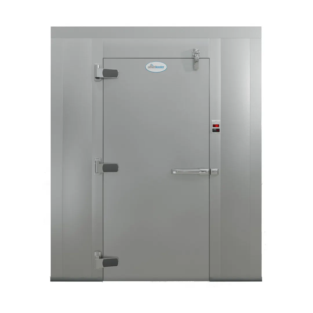 AmeriKooler QC101077**NBRC-448A 10' x 10' Indoor Quick Ship Walk-In Cooler without Floor, Remote