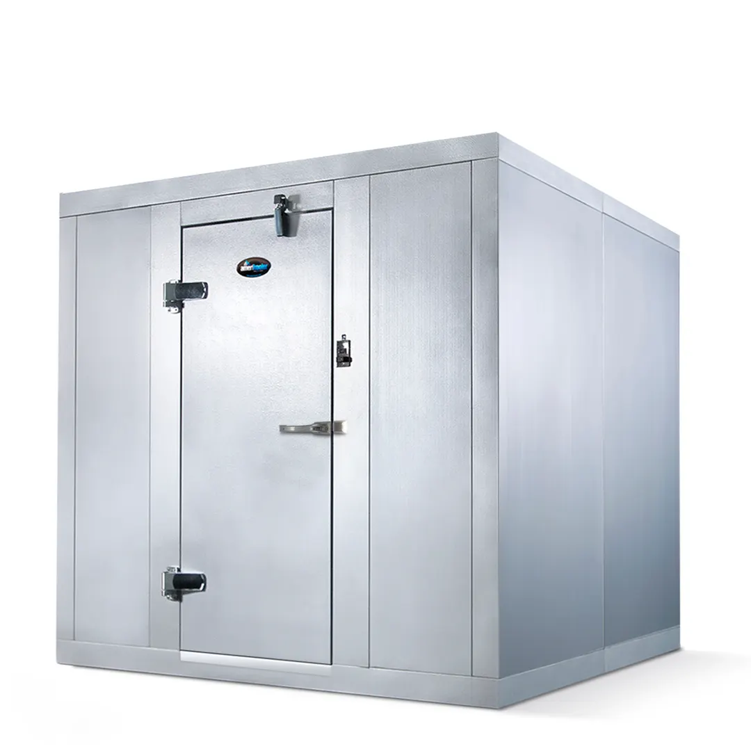 AmeriKooler QF081277**FBSM-O 8' X 12' Quick Ship Outdoor Walk-In Freezer w/ Floor, Self-Contained
