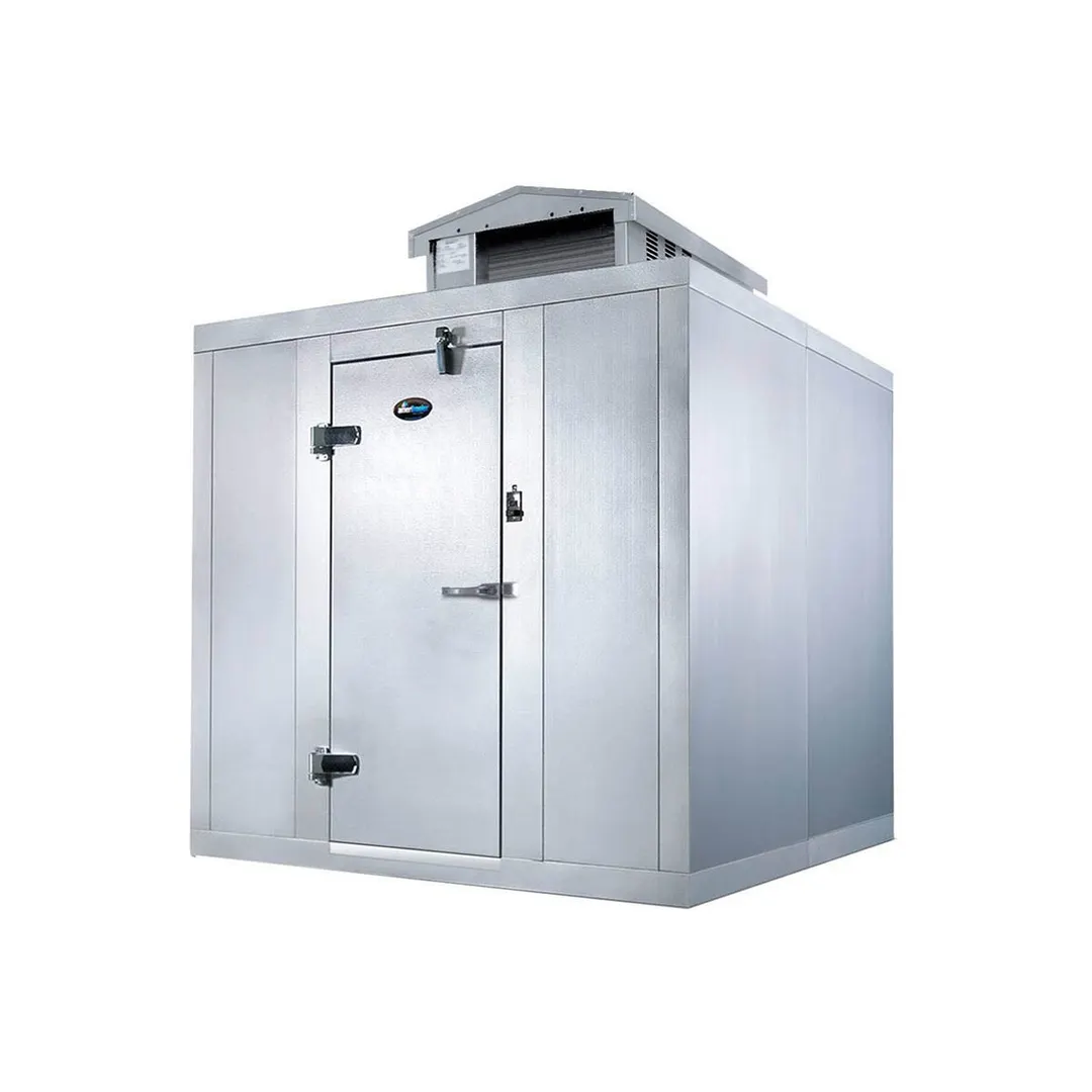 AmeriKooler QF101077**FBSM-O 10' X 10' Outdoor Quick Ship Walk-In Freezer with Floor, Self-Contained