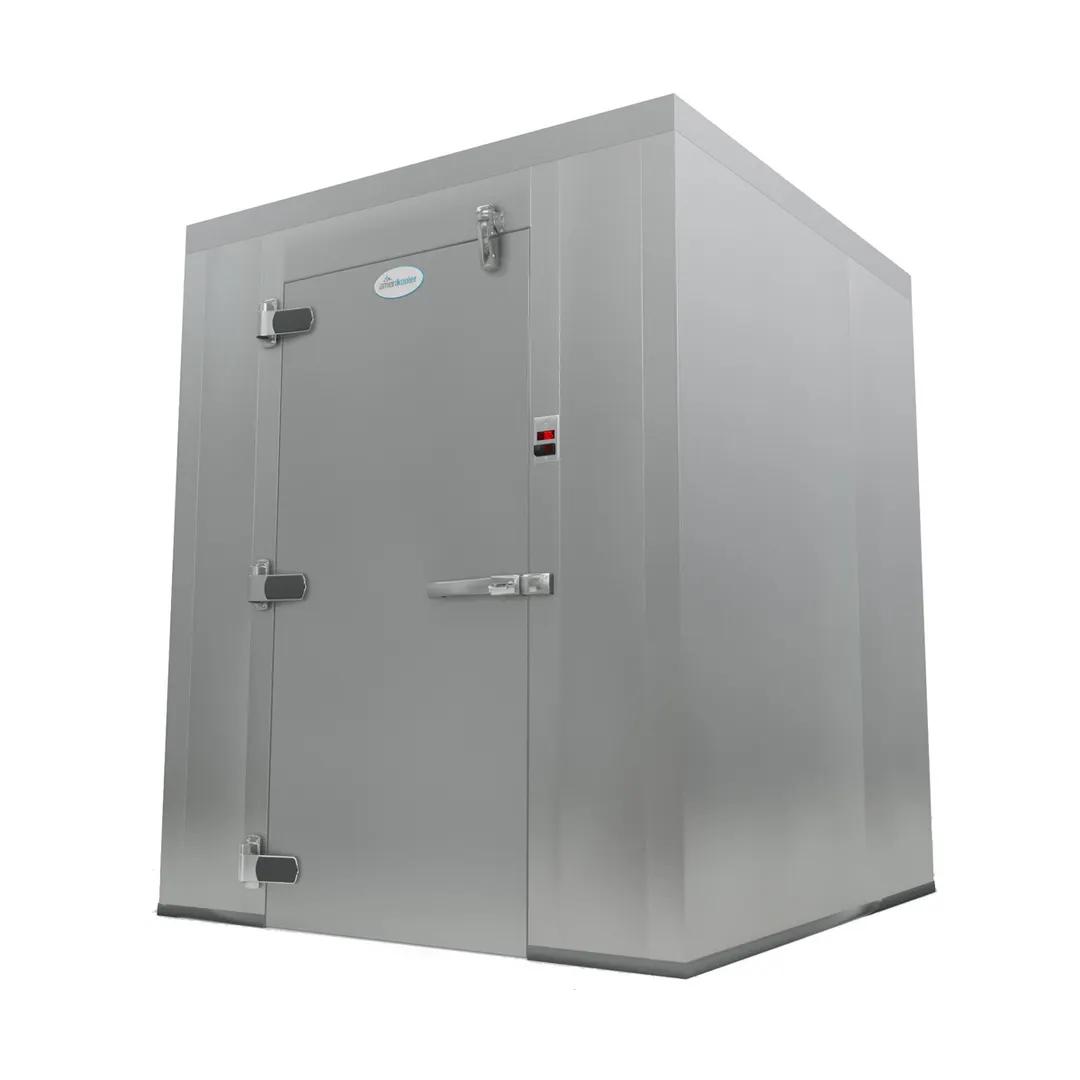 AmeriKooler QF101082**FBRM-448A 10' X 10' Indoor Quick Ship Walk-In Freezer with Floor, Remote