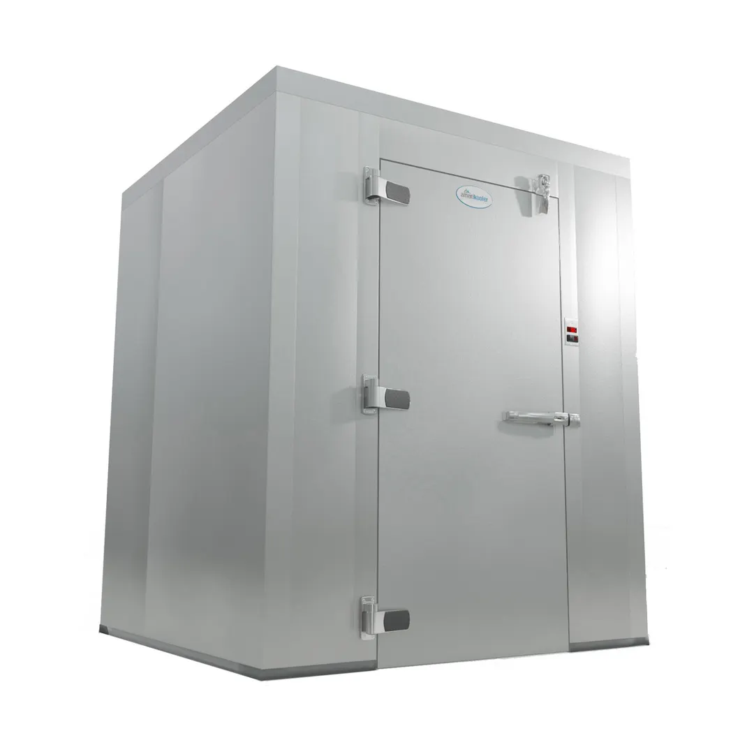 AmeriKooler QF101082**FBRM-448A 10' X 10' Indoor Quick Ship Walk-In Freezer with Floor, Remote
