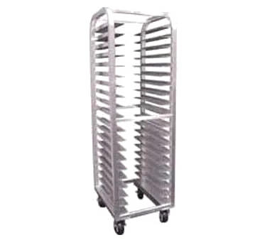 Winholt AL-1820-HD 20 Pan Full Height Mobile End Load Aluminum Bun / Sheet Pan Rack