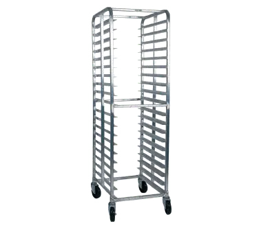 Winholt AL-1820B-XB 20 Pan Full Height Mobile End Load Aluminum Bun / Sheet Pan Rack