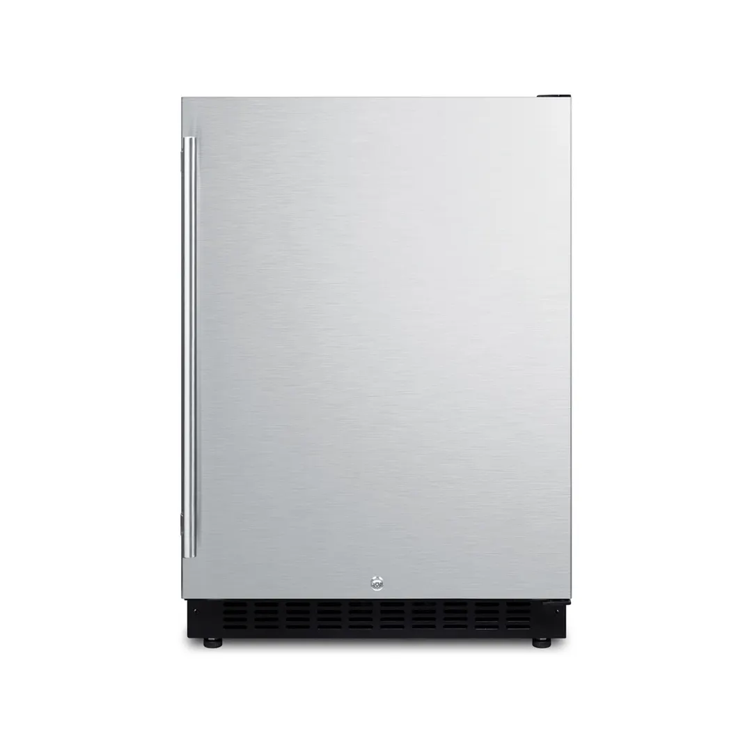 Summit AL54CSS 24" Built-in Undercounter Refrigerator, Stainless Steel, 4.8 cu. ft.