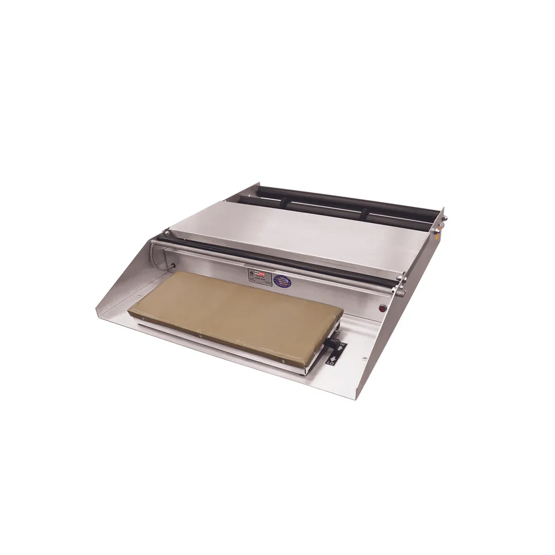 Alfa International 600A Heat Seal Table Top Wrapper, 22.5"W x 26"D, Stainless Steel & Aluminum, 725W, 115V