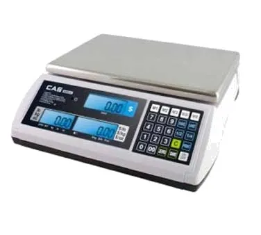 Alfa International A2JR-15L Legal Scale, 15 lb × .005 lb, 8"×11" Stainless Steel Platform, LCD, Battery
