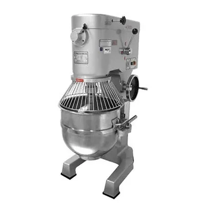 Alfa International V-80 Floor Model 80 qt Planetary Mixer with Timer, #12 HUB, 3-Speed, 4 hp