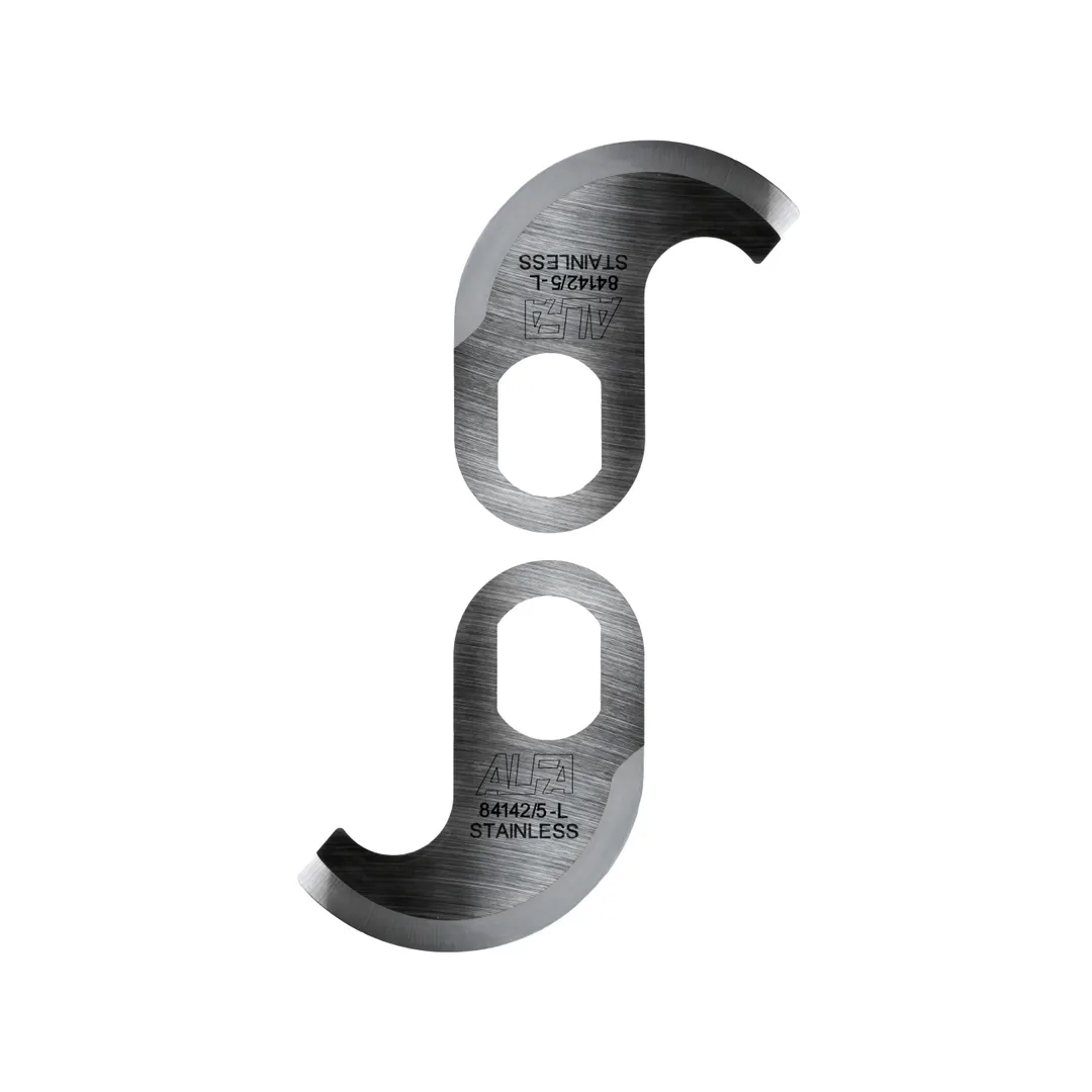 Alfa International HOB 84142/5 Closed End Knives, For Hobart Food Cutters 8142