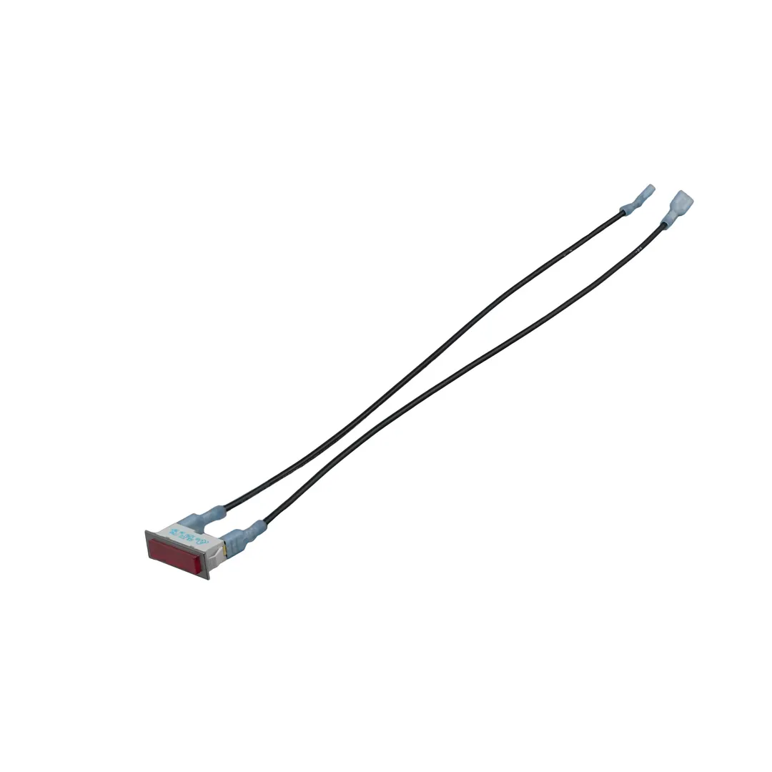 Alfa International HS1832 Pilot Light, Rectangular, Red, For 104A, 107A