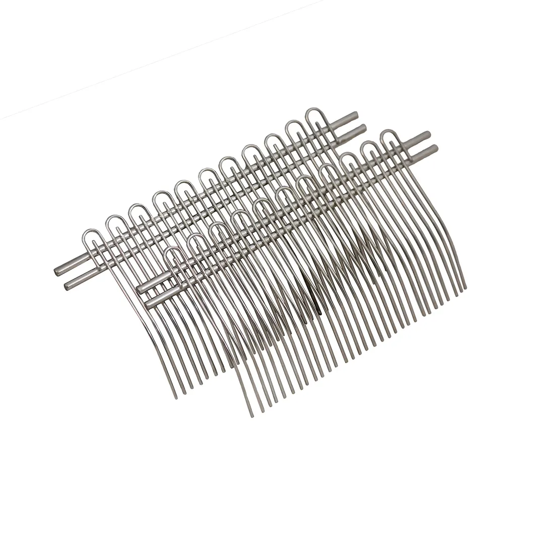 Alfa International TN/FC12-04 Stripper Comb Set – 2 Pieces, Tenderizer/Cutter Replacement, OEM #4 STRIP.COMB B
