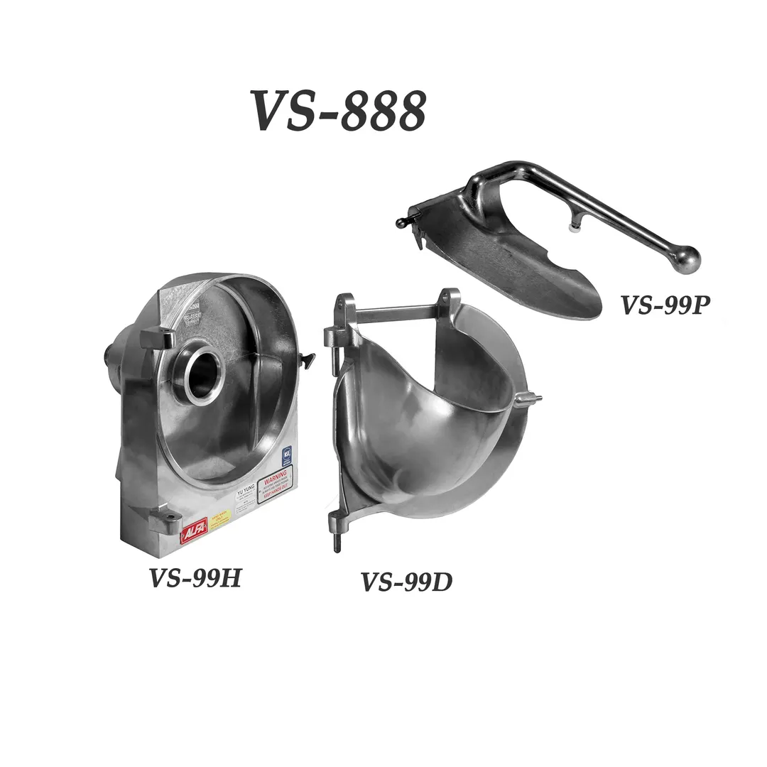 Alfa International VS-888 Housing & Pusher Plate Only, Veg Cutter Part, 12 Hub Size, Replaces Hobart VS9 Buildup