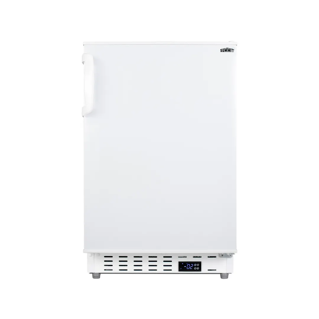 Summit ALFZ36 20" Built-in or Freestanding Undercounter Freezer in White, 2.68 cu. ft.