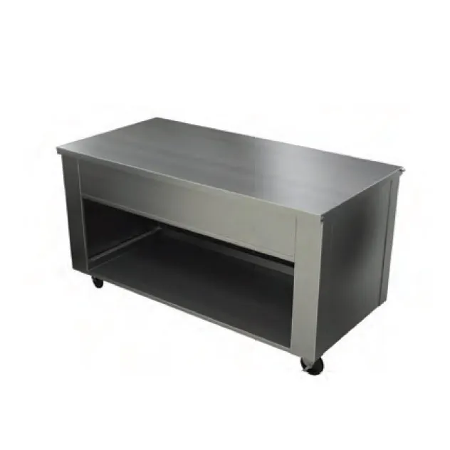 Alluserv AST2 38" Evolution Series Solid Top Counter, Enclosed Base w/ Storage
