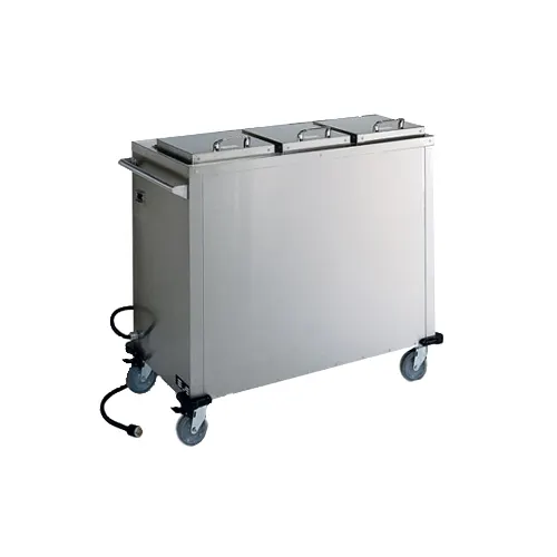 Alluserv CPH3 Convection Heated Plate Dispenser, Mobile, For 7" - 10-1/4" Plates