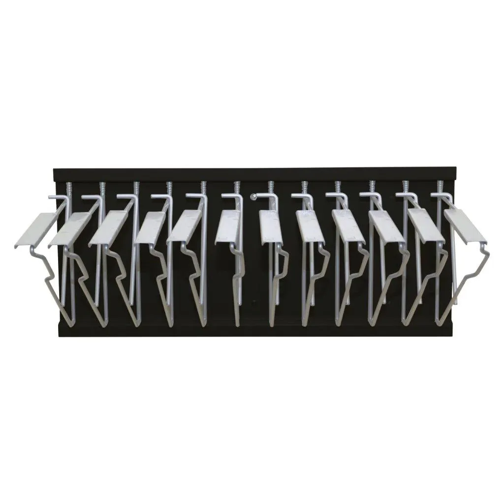 Alpine Industries ADI617-BLK Blueprint Pivot Rack, Wall Mount, Black