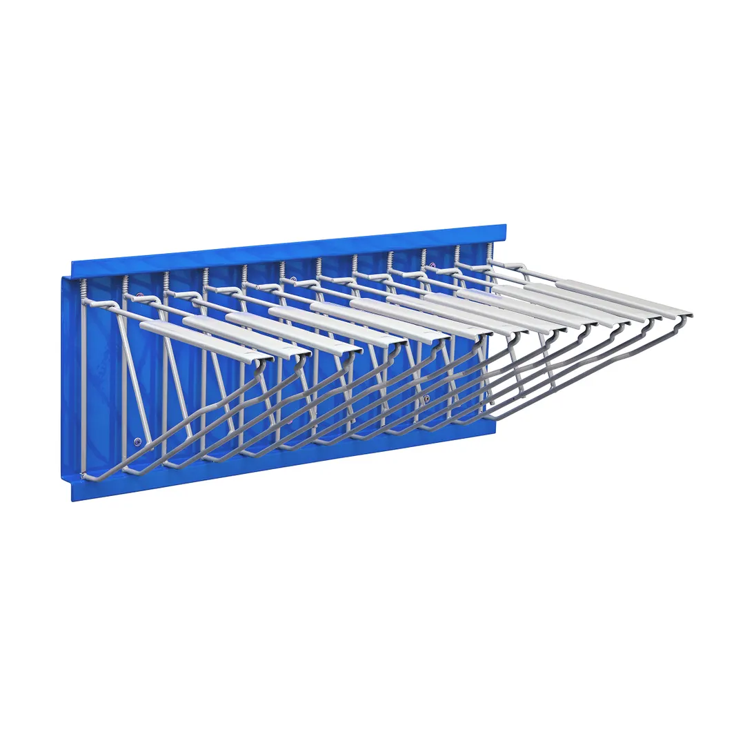 Alpine Industries ADI617-BLU Blueprint Pivot Rack, Wall Mount, Blue