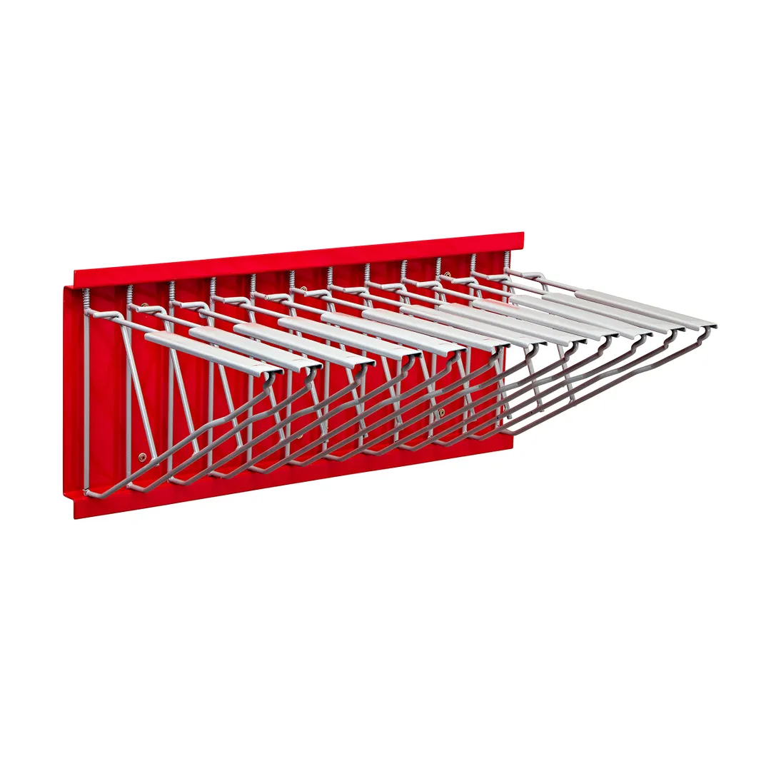 Alpine Industries ADI617-RED Blueprint Pivot Rack, Wall Mount, Red