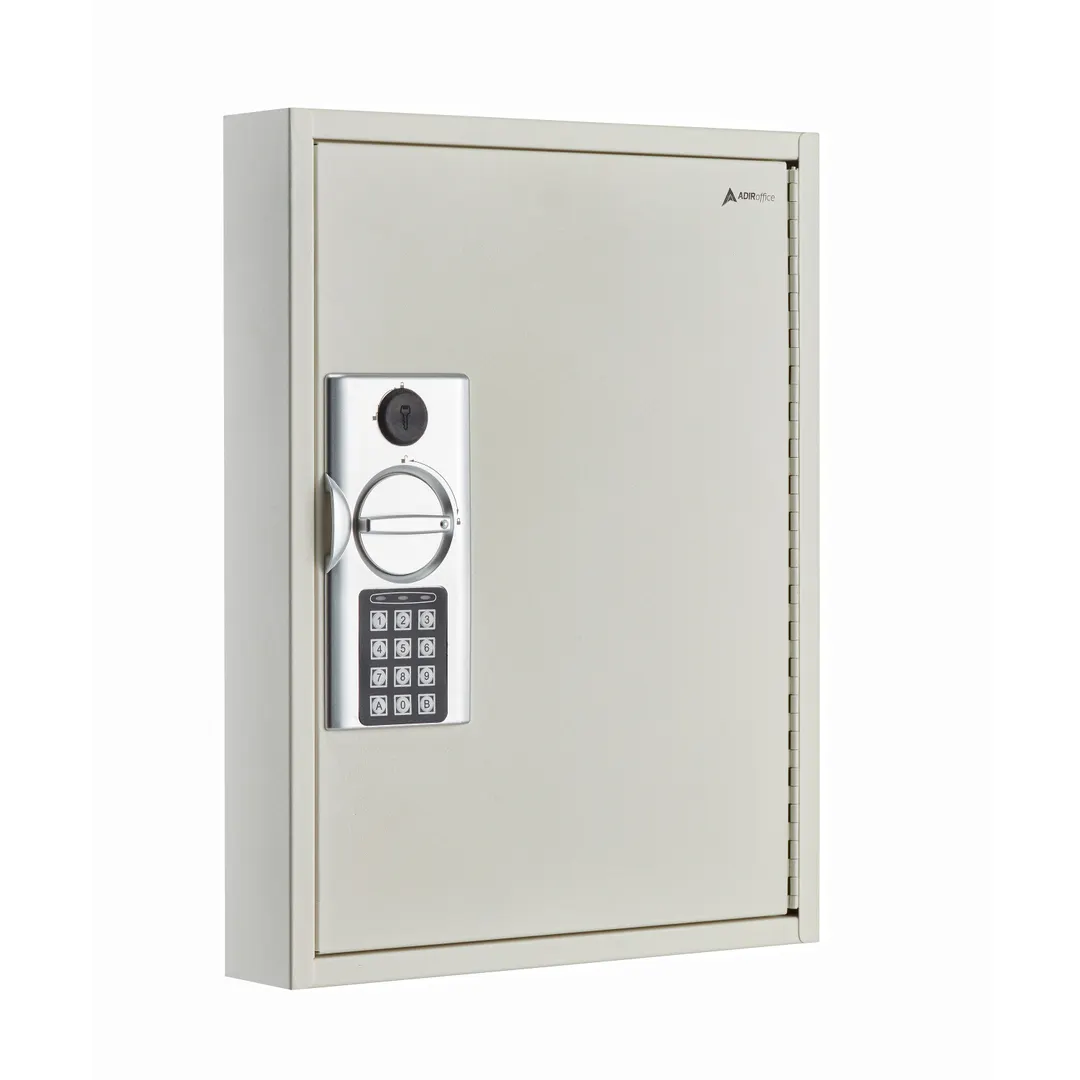 Alpine Industries ADI680-60-WHI Key Cabinet, 60 Key Capacity, Digital Lock