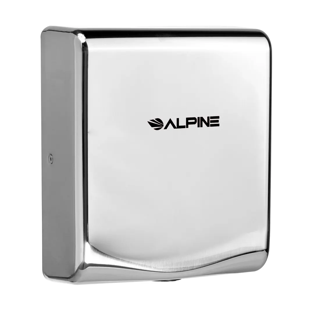 Alpine Industries ALP405-10-CHR Willow Hand Dryer, Surface Mounted, Automatic