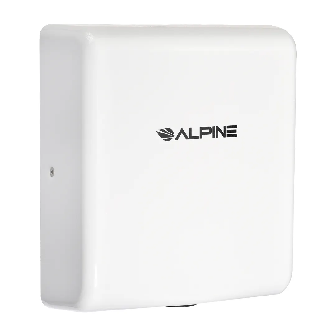 Alpine Industries ALP405-10-WHI Willow Hand Dryer, Surface Mounted, Automatic