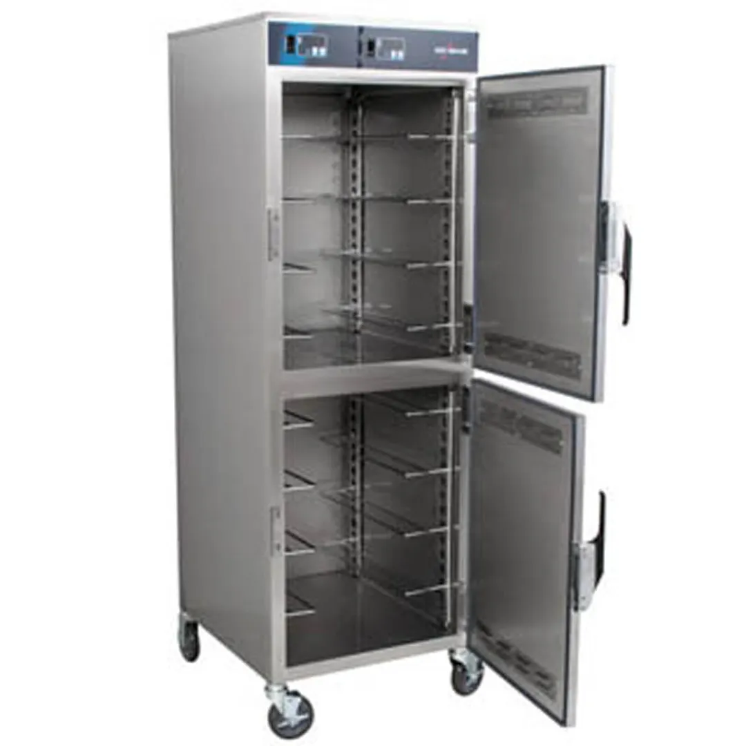 Alto-Shaam 1200-UP 2-Compartment Heated Holding Cabinet, 73"-78"H, Stainless Steel, Dutch Door, 16 Pan Capacity