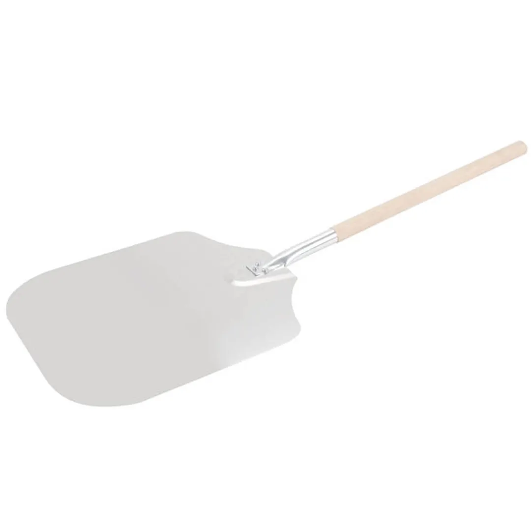 American Metalcraft 3714 Pizza Peel, 14" x 16" Blade, 37" Overall Length,Wood Handle